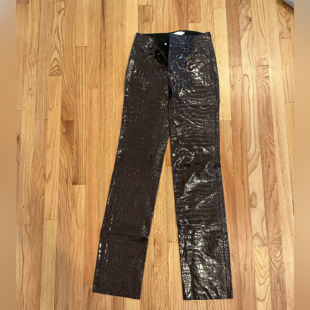 Stylish Black Women's Croc Pant